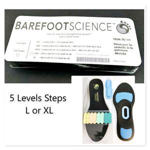 Barefoot Science 5 Step Insole Arch Support Mens ❤️